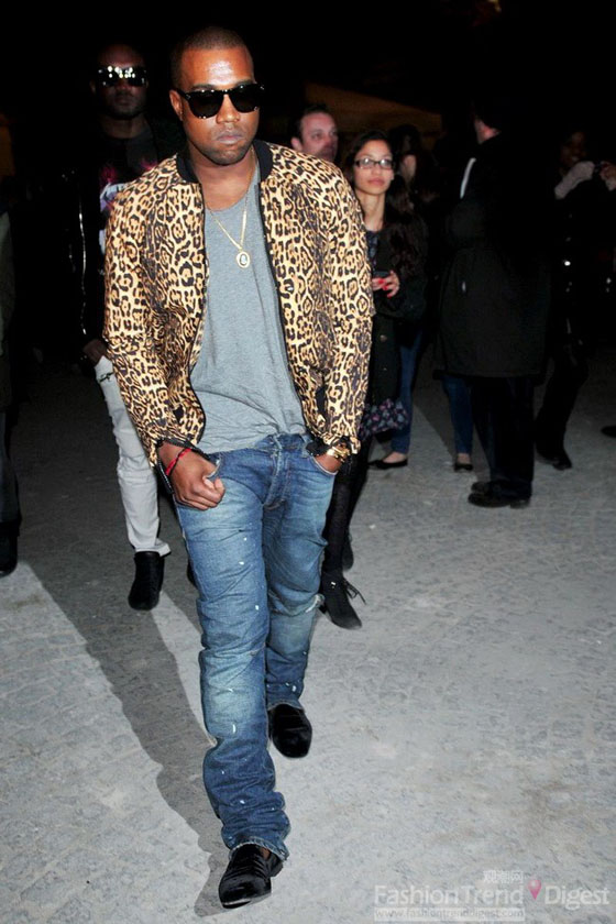 Hip-Hop巨星Kanye West时尚造型